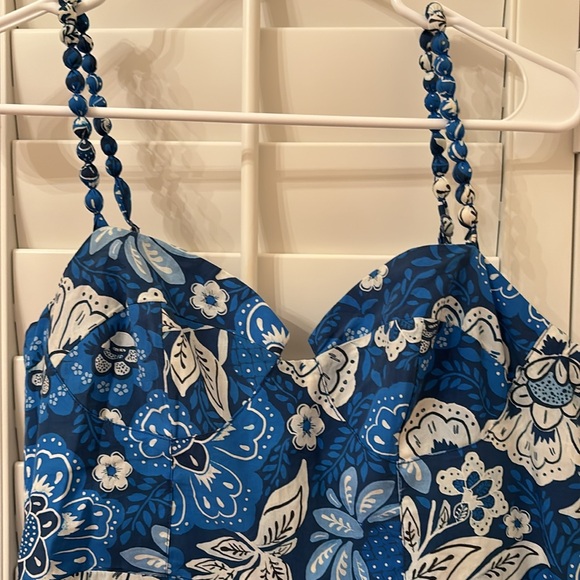 blue full of flowers farm rio dress! - Picture 2 of 8